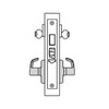 ML2092-ESB-629-CL6 Corbin Russwin ML2000 Series IC 6-Pin Less Core Mortise Security Institution or Utility Locksets with Essex Lever with Deadbolt in Bright Stainless Steel