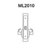 ML2010-DSR-618-LH Corbin Russwin ML2000 Series Mortise Passage Locksets with Dirke Lever in Bright Nickel