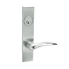 ML2068-DSR-618-LH Corbin Russwin ML2000 Series Mortise Privacy or Apartment Locksets with Dirke Lever in Bright Nickel