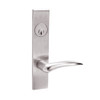 ML2065-DSR-629-LH Corbin Russwin ML2000 Series Mortise Dormitory Locksets with Dirke Lever and Deadbolt in Bright Stainless Steel