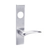 ML2069-DSR-625-CL6-LH Corbin Russwin ML2000 Series IC 6-Pin Less Core Mortise Institution Privacy Locksets with Dirke Lever in Bright Chrome