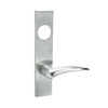 ML2058-DSR-618-LC-LH Corbin Russwin ML2000 Series Mortise Entrance Holdback Locksets with Dirke Lever in Bright Nickel