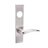 ML2058-DSR-629-LH-M31 Corbin Russwin ML2000 Series Mortise Entrance Holdback Trim Pack with Dirke Lever in Bright Stainless Steel