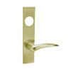 ML2073-DSR-606-CL7-LH Corbin Russwin ML2000 Series IC 7-Pin Less Core Mortise Classroom Security Locksets with Dirke Lever and Deadbolt in Satin Brass