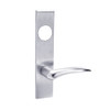 ML2029-DSR-625-LH Corbin Russwin ML2000 Series Mortise Hotel Locksets with Dirke Lever and Deadbolt in Bright Chrome