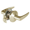 9K50N16LSTK606LM Best 9K Series Passage Heavy Duty Cylindrical Lever Locks with Curved Without Return Lever Design in Satin Brass