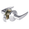 9K50N16LSTK625LM Best 9K Series Passage Heavy Duty Cylindrical Lever Locks with Curved Without Return Lever Design in Bright Chrome