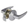 9K50N16LS3626LM Best 9K Series Passage Heavy Duty Cylindrical Lever Locks with Curved Without Return Lever Design in Satin Chrome