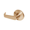 9K40Y15DSTK612LM Best 9K Series Exit Heavy Duty Cylindrical Lever Locks with Contour Angle with Return Lever Design in Satin Bronze