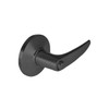 9K50L16DSTK622LM Best 9K Series Privacy Heavy Duty Cylindrical Lever Locks with Curved Without Return Lever Design in Black