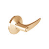 9K50LL16DSTK611LM Best 9K Series Hospital Privacy Heavy Duty Cylindrical Lever Locks with Curved Without Return Lever Design in Bright Bronze