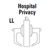 9K50LL16CS3618LM Best 9K Series Hospital Privacy Heavy Duty Cylindrical Lever Locks with Curved Without Return Lever Design in Bright Nickel