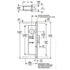 4511W-15-117-628 Adams Rite Standard Deadlatch Dimensional View