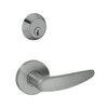 MSS-R-G-16-630 TownSteel Double Cylinder Deadlock Heavy Duty Sectional Mortise Lock with Gala Lever in Satin Stainless Steel