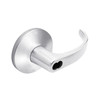 9K57A14LS3625 Best 9K Series Dormitory or Storeroom Cylindrical Lever Locks with Curved with Return Lever Design Accept 7 Pin Best Core in Bright Chrome