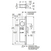 4530-16-101-628 Adams Rite Standard Deadlatch Dimensional View