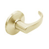 9KW37DEU14DS3606RQELM Best 9KW Series Fail Secure Electromechanical Heavy Duty Cylindrical Lock with Curved w/ Return Style in Satin Brass