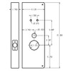 24-PB-CW Don Jo Wrap-Around Plate Dimensional View