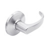 9KW47DEL14DS3625RQELM Best 9KW Series Fail Safe Electromechanical Heavy Duty Cylindrical Lock with Curved w/ Return Style in Bright Chrome