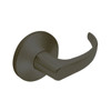 9KW47DEU14LS3613RQELM Best 9KW Series Fail Secure Electromechanical Heavy Duty Cylindrical Lock with Curved w/ Return Style in Oil Rubbed Bronze