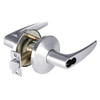 9KW57DEU16LS3625 Best 9KW Series Fail Secure Electromechanical Heavy Duty Cylindrical Lock with Curved w/ No Return Style in Bright Chrome