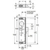 4900-25-121-628 Adams Rite Heavy Duty Deadlatch Dimensional View