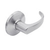 9KW57DEL14DSTK626LM Best 9KW Series Fail Safe Electromechanical Heavy Duty Cylindrical Lock with Curved w/ Return Style in Satin Chrome