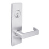 MSE-L-S-14-625 TownSteel Double Cylinder Storeroom Heavy Duty Low Escutcheon Mortise Lock with Sentinel Lever in Bright Chrome