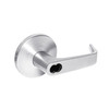 9K47H15LS3625 Best 9K Series Hotel Cylindrical Lever Locks with Contour Angle with Return Lever Design Accept 7 Pin Best Core in Bright Chrome