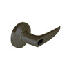 9K47H16CSTK613 Best 9K Series Hotel Cylindrical Lever Locks with Curved without Return Lever Design Accept 7 Pin Best Core in Oil Rubbed Bronze