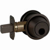 B562L-622 Schlage Grade 2 Double Cylinder Deadbolt With Less Core in Flat Black Coated