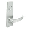 MSE-R-Q-08-629 TownSteel Single Cylinder Front Door / Corridor Heavy Duty Low Escutcheon Mortise Lock with Quest Lever in Bright Stainless Steel