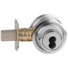 B561B-625 Schlage Grade 2 Cylinder by Blank Plate Deadbolt with Less SFIC in Bright Chrome