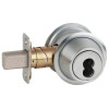 B561B-626 Schlage Grade 2 Cylinder by Blank Plate Deadbolt with Less SFIC in Satin Chrome