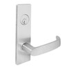 MSE-R-I-09-630 TownSteel Double Cylinder Apartment / Exit / Public Toilet Heavy Duty Low Escutcheon Mortise Lock with Imperial Lever in Satin Stainless Steel