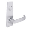 MSE-L-I-82-626-IC TownSteel Double Cylinder Storeroom Heavy Duty Low Escutcheon Mortise Lock with Imperial Lever Prep for SFIC in Satin Chrome