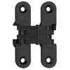 208-US19 Soss Invisible Hinge in Black E-Coated Finish