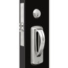 MRX-A-46-630-RHR-YLFIC TownSteel Ligature Resistant Institutional Privacy with Key Locked Feature with thumb turn Mortise Lock Single Cylinders with Arch Trim - Right Hand Reverse in Satin Stainless Steel