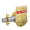 B562P-605-IS-OCC Schlage Grade 2 Double Cylinder Deadbolt with Inside Indicator in Bright Brass