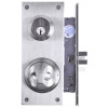 MRX-E-K-20-630 TownSteel Heavy Duty Anti-Ligature Entrance - Apartment - Dormitory with thumb turn x knob Mortise Lock Single Cylinder with Escutcheon Trim in Satin Stainless Steel
