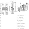 218PT1-US10BL Soss Invisible Hinge