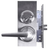 MRX-E-L-19-630 TownSteel Heavy Duty Anti-Ligature Privacy - Bathroom with deadbolt with thumb turn x Levers Mortise Lock Non Keyed with Escutcheon Trim in Satin Stainless Steel