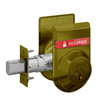 B660P-609-OS-OCC-IS-OCC Schlage Grade 1 Single Cylinder Deadbolt with Dual Indicator in Antique Brass