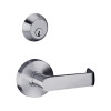 MSS-121-S-626 TownSteel Single Cylinder Function, 3-Position Monitoring, Fail Safe (12VDC) Mortise Electrified Sectional Lock with Sentinel Lever in Satin Chrome
