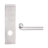 L9010-02N-629-RX Schlage L Series Passage Latch Commercial N Escutcheon, Request to Exit, Mortise Lock with 02 Cast Lever Design in Bright Stainless Steel