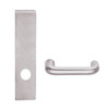 L9010-03L-630-RX Schlage L Series Passage Latch Commercial N Escutcheon, Request to Exit, Mortise Lock with 03 Cast Lever Design in Satin Stainless Steel