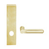 L9010-18L-605-RX Schlage L Series Passage Latch Commercial N Escutcheon, Request to Exit, Mortise Lock with 18 Cast Lever Design in Bright Brass