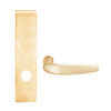 L9010-07L-606-RX Schlage L Series Passage Latch Commercial N Escutcheon, Request to Exit, Mortise Lock with 07 Cast Lever Design in Satin Brass