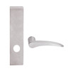 L9010-12L-630-RX-RH Schlage L Series Passage Latch Commercial N Escutcheon, Request to Exit, Mortise Lock with 12 Cast Lever Design in Satin Stainless Steel