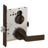 LV9040-01A-613 Schlage L Series Vandlgard - Privacy Commercial Mortise Lock with 01 Cast Lever - A Rose Design in Oil Rubbed Bronze